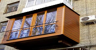 Внешняя отделка балкона Губкин цена от 1050 руб. м/2.