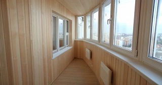Отделка, остекление, утепление балконов в Губкине от 210 руб. м/2.